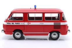 Fiat 850 Familiare Vigili Del Fuoco Baujahr 1970 rot 1:18 Mitica