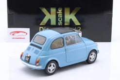 Fiat 500 F Custom Baujahr 1968 hellblau 1:12 KK-Scale
