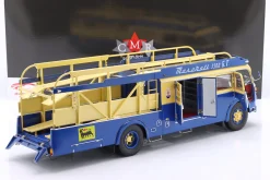 Fiat 642 RN2 Bartoletti Maserati Renntransporter Formel 1 1957 blau / gelb 1:18 CMR