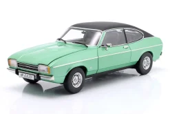 Ford Capri II Ghia 3.0 Baujahr 1974-1977 mittelmeergrün 1:18 TOURING