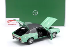 Ford Capri II Ghia 3.0 Baujahr 1974-1977 mittelmeergrün 1:18 TOURING