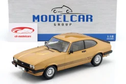 Ford Capri MK III Baujahr 1978 gold metallic 1:18 ModelCar Group