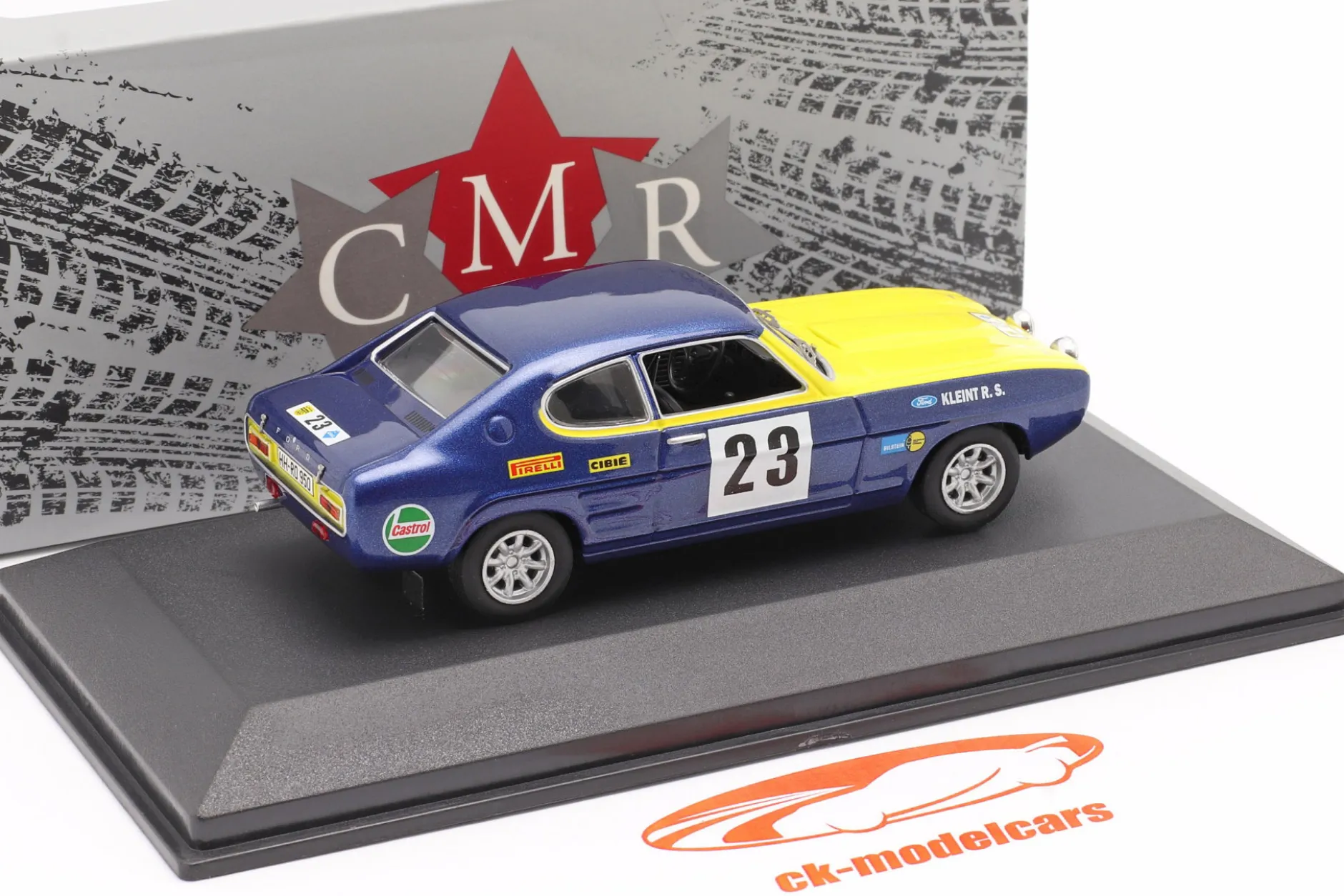 Ford Capri 2600 #23 Olympia-Rallye ERC 1972 Röhrl, Rothfuß 1:43 CMR