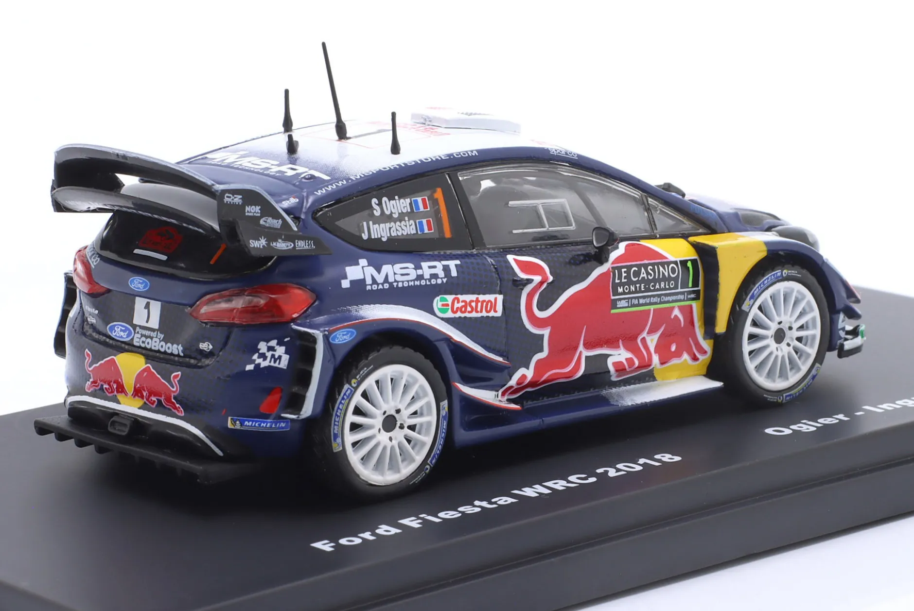 Ford Fiesta WRC #1 Sieger Rallye Monte Carlo 2018 Ogier, Ingrassia 1:43 Altaya