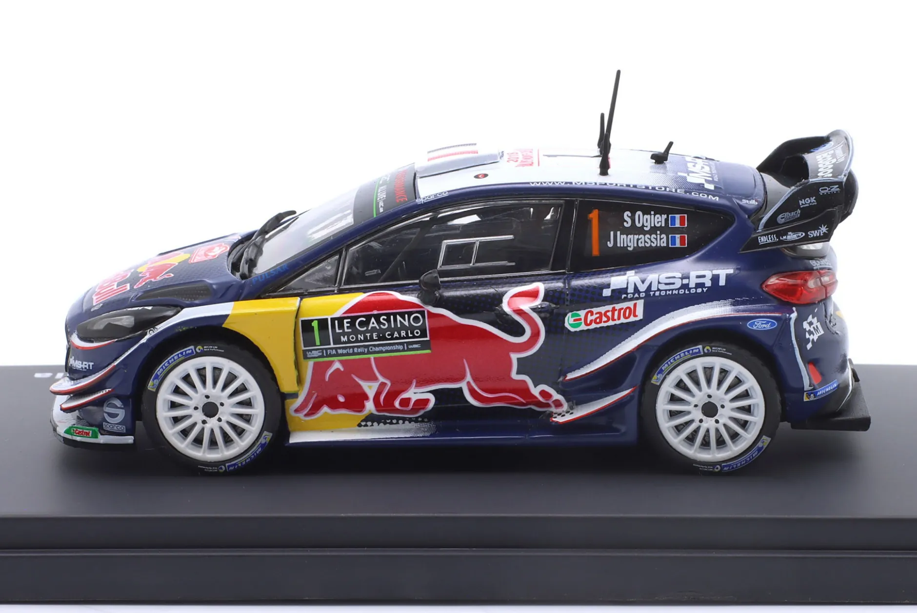 Ford Fiesta WRC #1 Sieger Rallye Monte Carlo 2018 Ogier, Ingrassia 1:43 Altaya