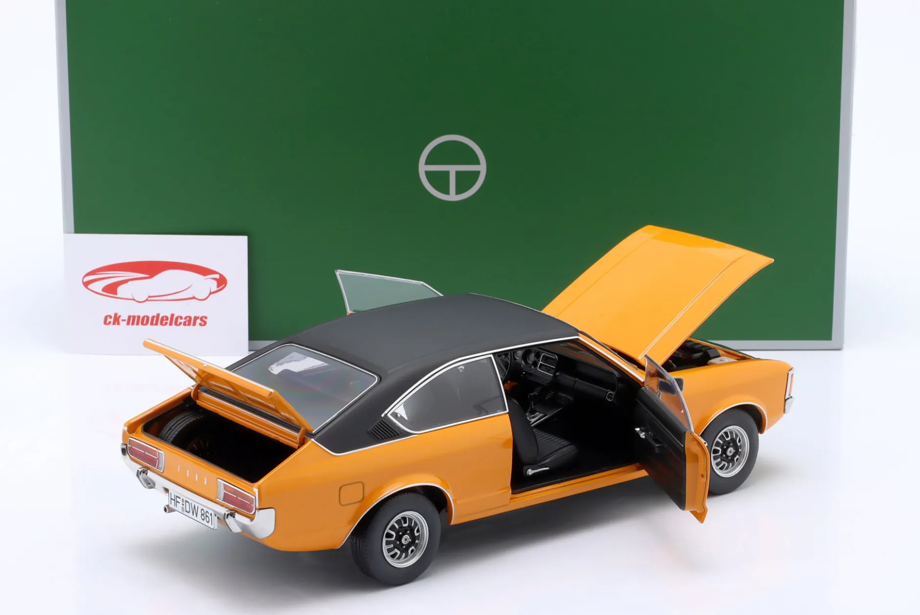 Ford Granada Consul Coupe Serie 2 1975 signal orange 1:18 TOURING
