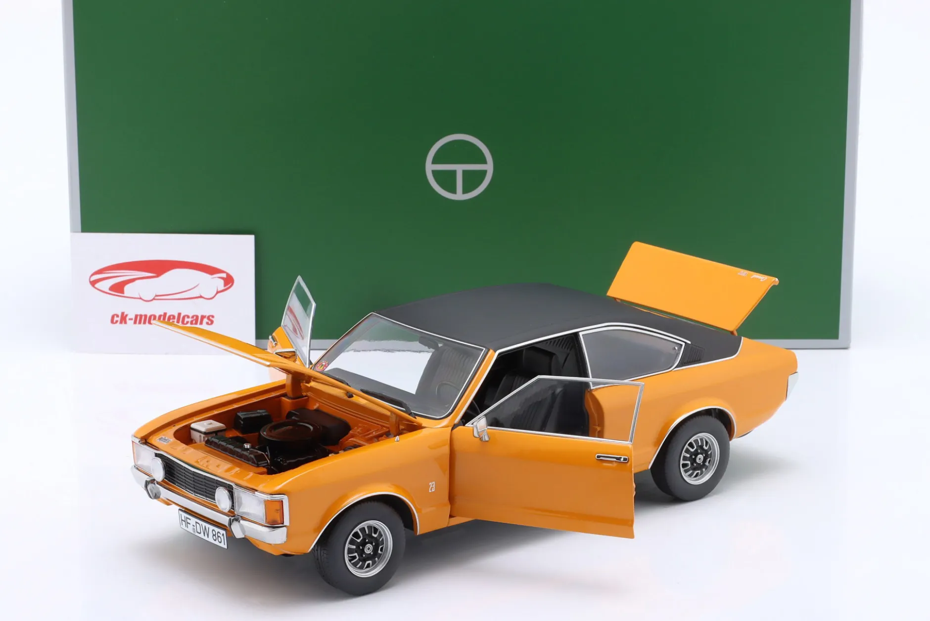 Ford Granada Consul Coupe Serie 2 1975 signal orange 1:18 TOURING