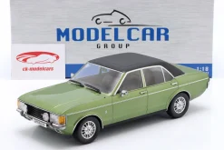 Ford Granada MK1 Baujahr 1972 grün metallic / schwarz 1:18 ModelCar Group
