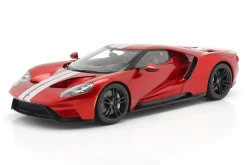 Ford GT Baujahr 2017 rot / silber 1:12 AUTOart