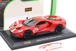 Ford GT Heritage Edition 2022 #16 rot 1:32 Bburago