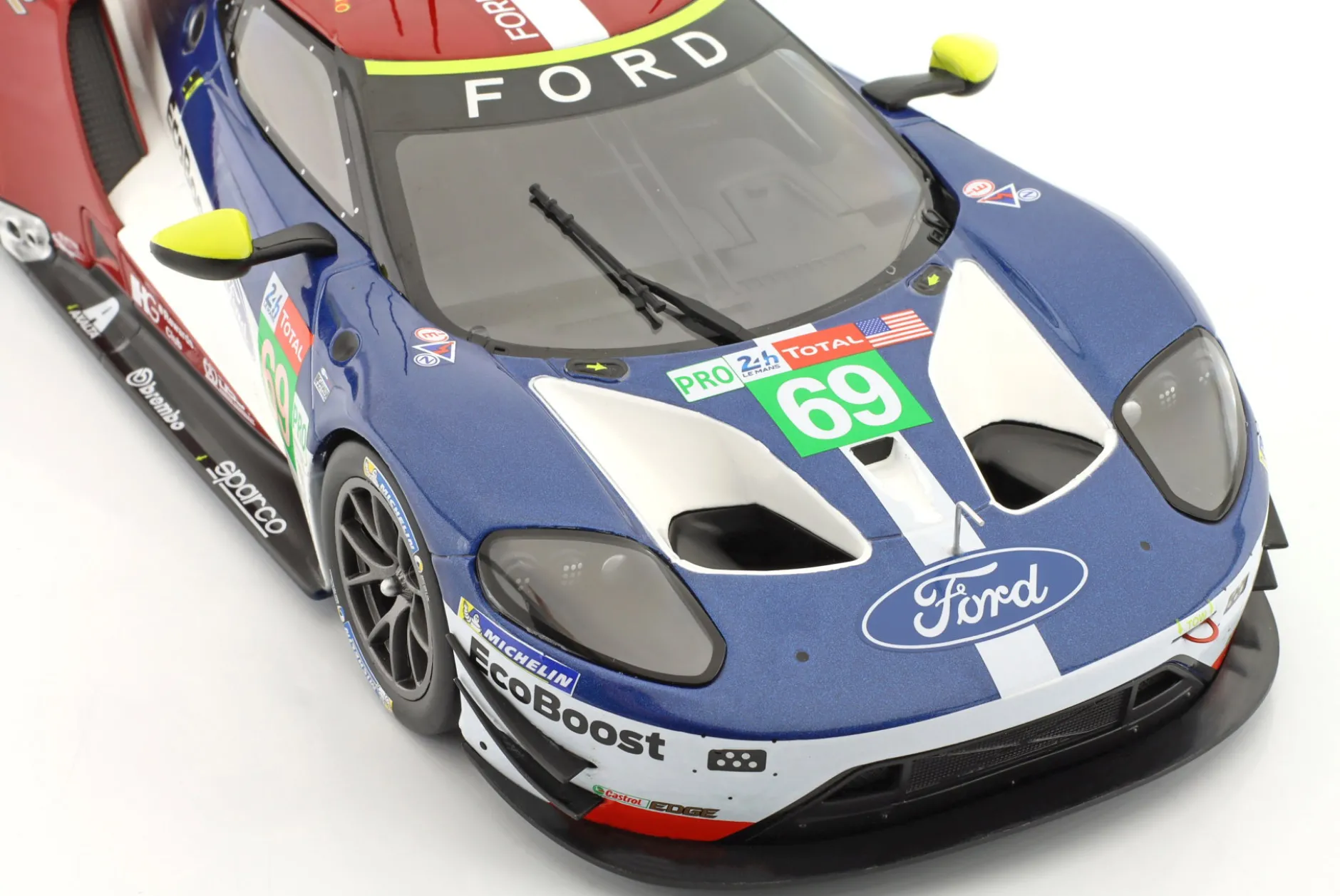 Ford GT #69 24h LeMans 2018 Briscoe, Westbrook, Dixon 1:18 Ixo