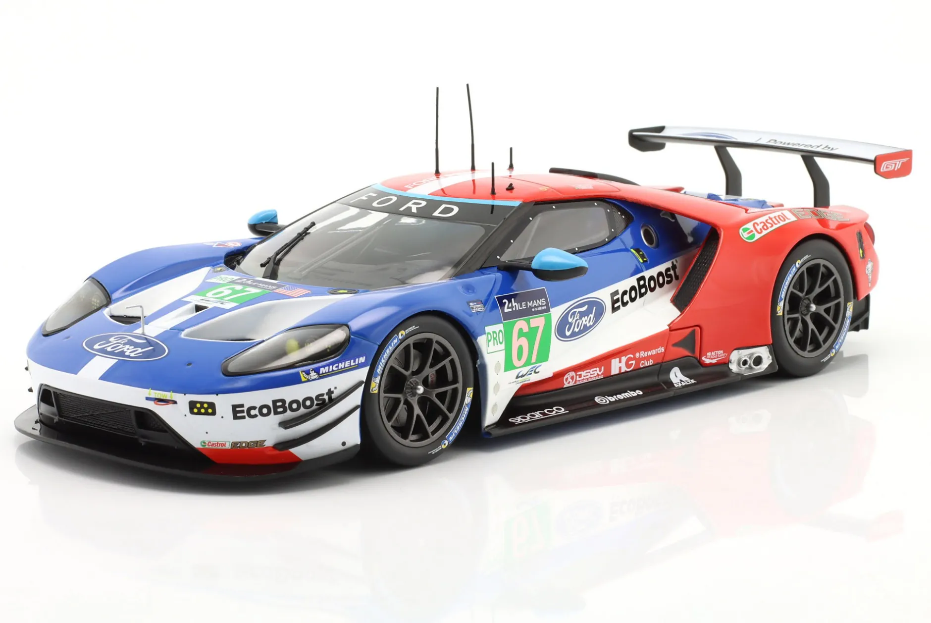 Ford GT #67 24h LeMans 2017 Tincknell, Priaulx, Derani 1:18 Ixo