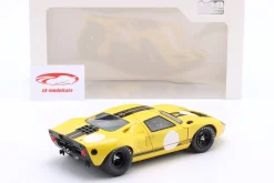 Ford GT40 MK1 Baujahr 1968 gelb / schwarz 1:18 Solido