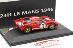 Ford GT40 MK II #3 24h LeMans 1966 Gurney, Grant 1:43 CMR