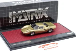 Ford GT40 MK III Baujahr 1967 gold metallic 1:43 Matrix