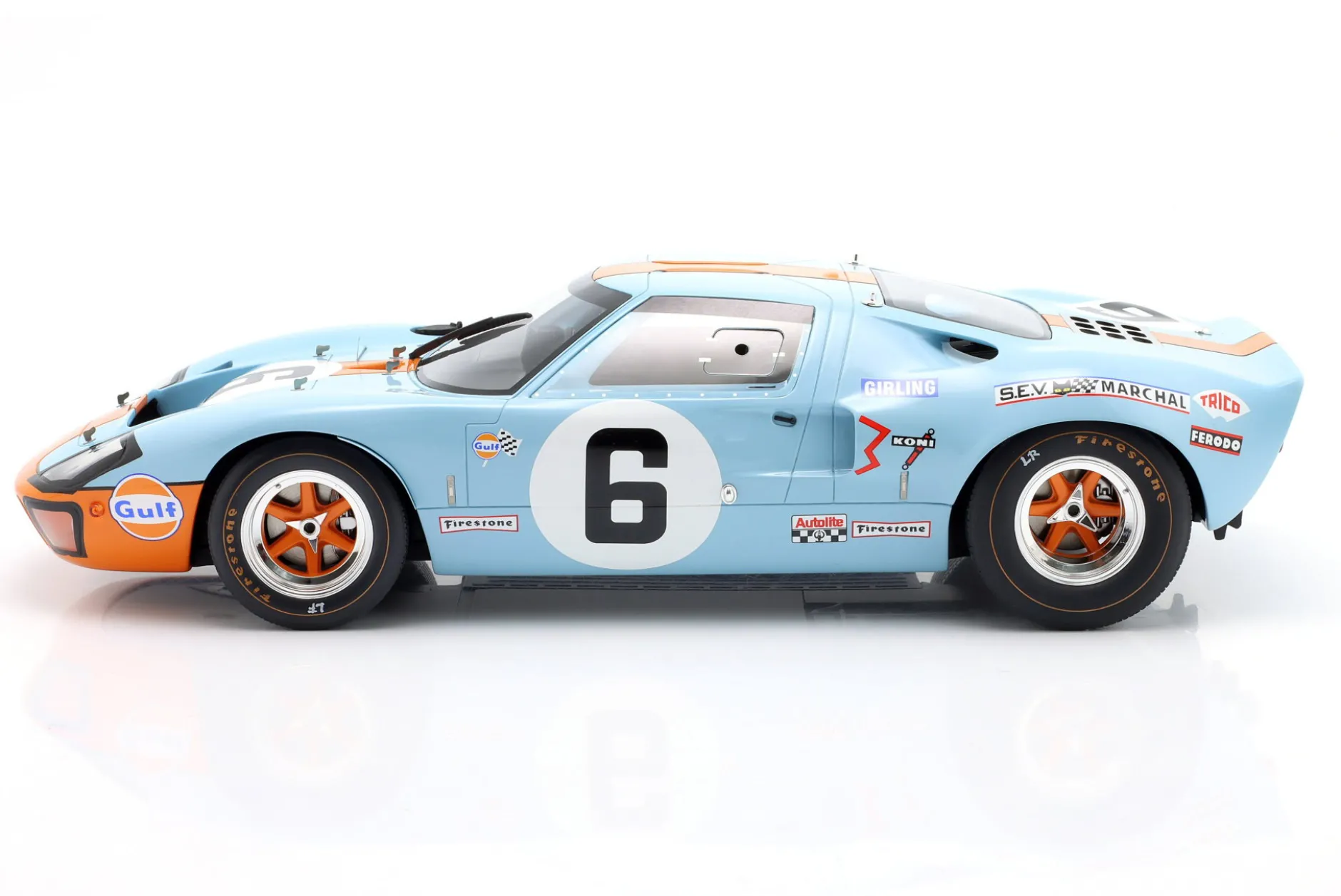 Ford GT40 Mk I #6 Sieger 24h LeMans 1969 Ickx, Oliver 1:12 WERK83