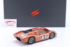 Ford GT40 MK IV #3 24h LeMans 1967 Andretti, Bianchi 1:18 Spark