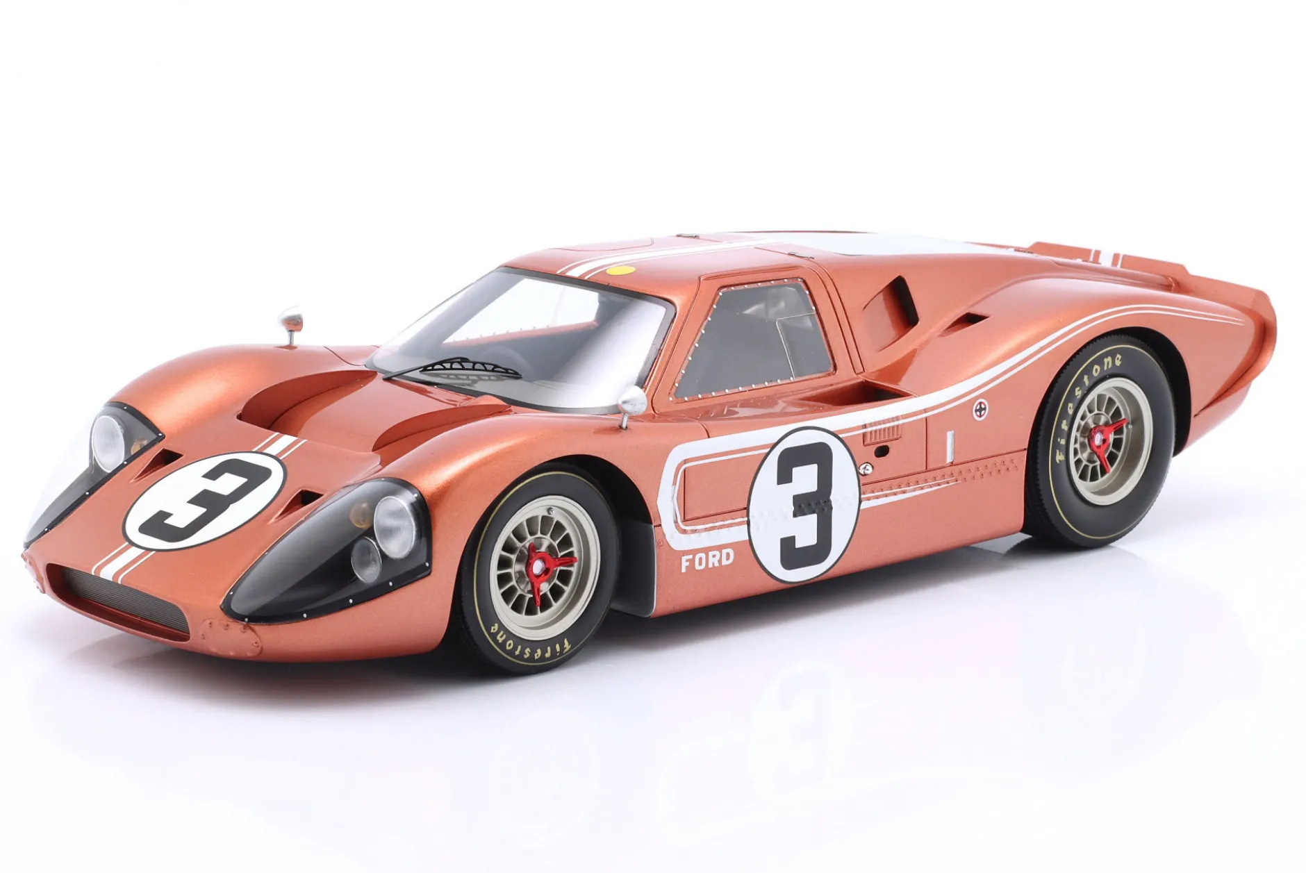 Ford GT40 MK IV #3 24h LeMans 1967 Andretti, Bianchi 1:18 Spark