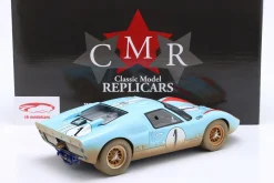 Ford GT40 #1 2nd 24h LeMans 1966 Miles, Hulme Dirty Version 1:12 CMR