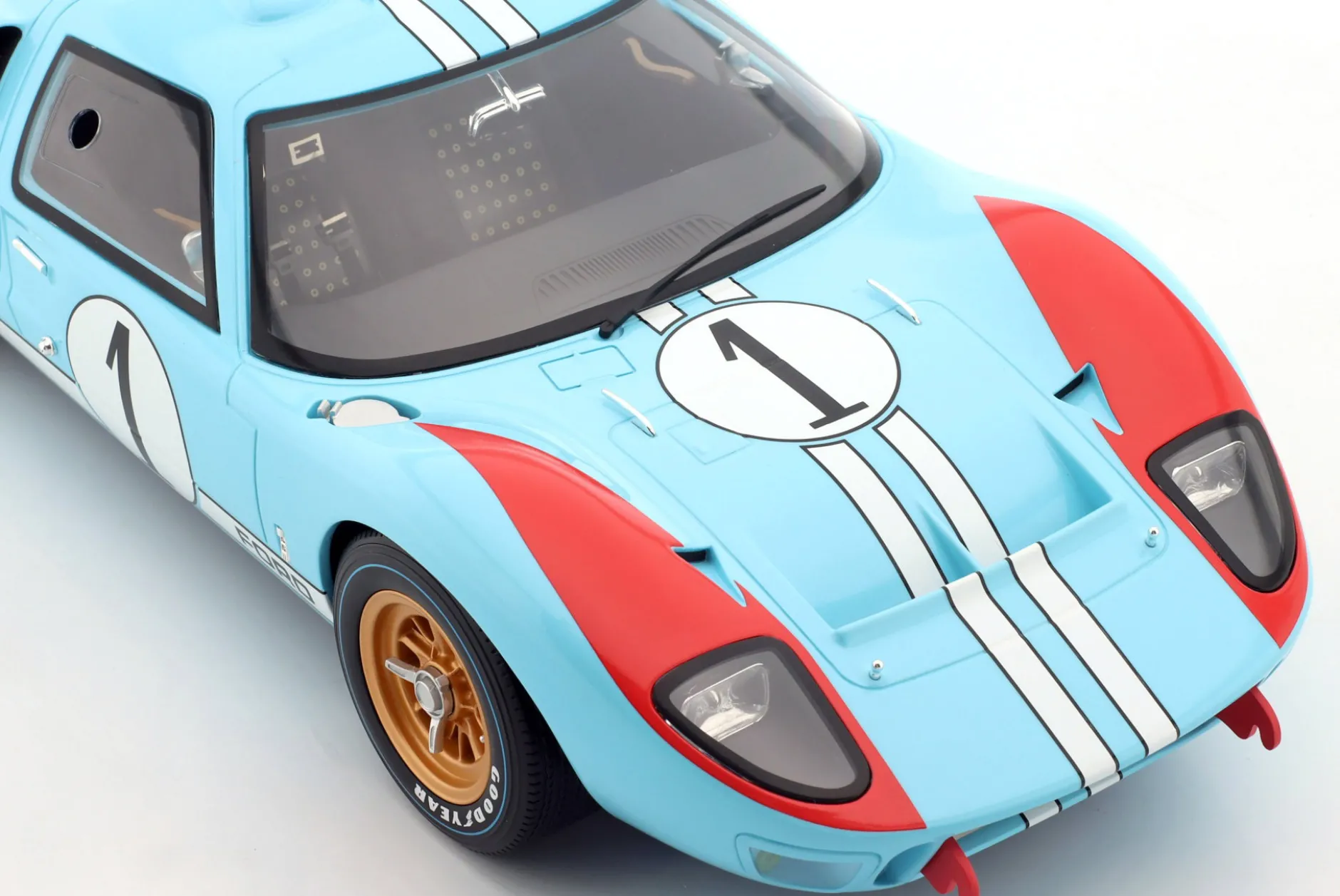 Ford GT40 #1 2nd 24h LeMans 1966 Miles, Hulme 1:12 CMR