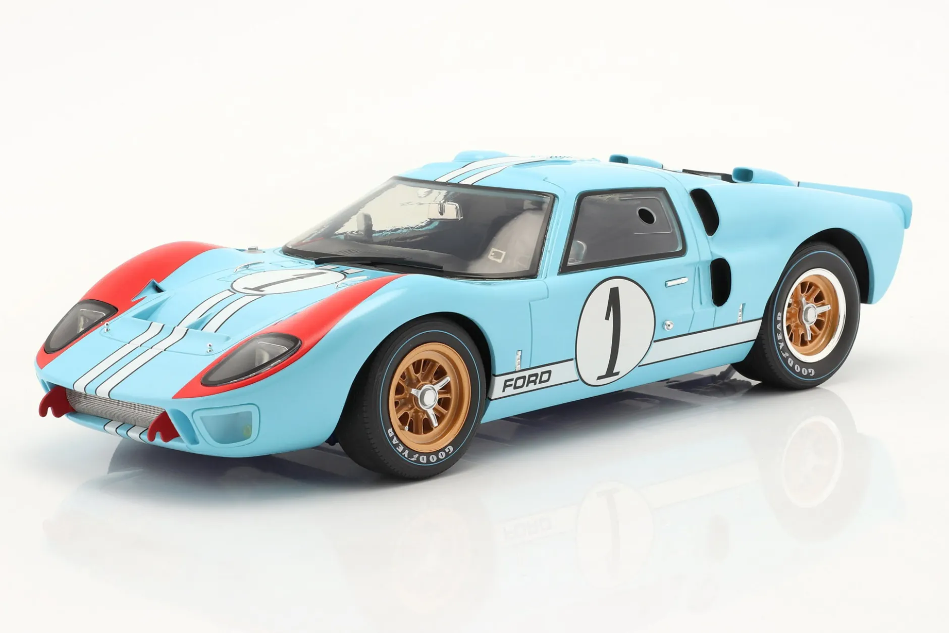 Ford GT40 #1 2nd 24h LeMans 1966 Miles, Hulme 1:12 CMR