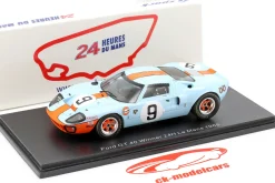 Ford GT40 #9 Sieger 24h LeMans 1968 Rodriguez, Bianchi 1:43 Spark