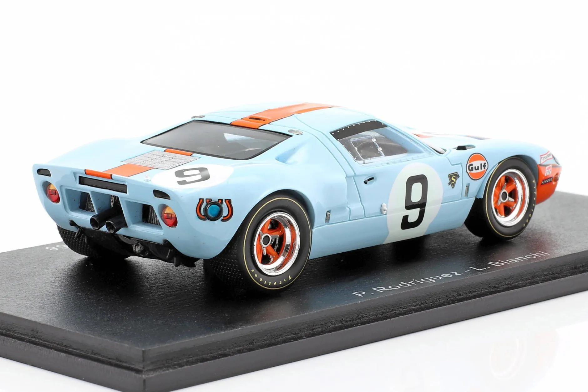 Ford GT40 #9 Sieger 24h LeMans 1968 Rodriguez, Bianchi 1:43 Spark
