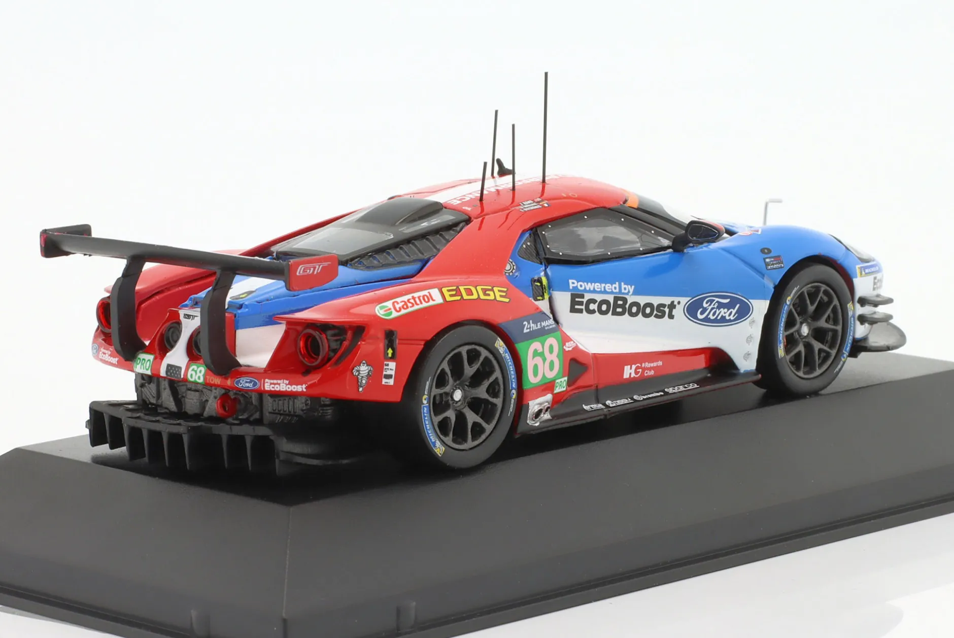 Ford GT #68 Winner LMGTE Pro Class 24h LeMans 2016 Hand, Müller, Bourdais 1:43 Ixo