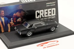 Ford Mustang Coupe 1967 Film Creed (2015) mattschwarz 1:43 Greenlight