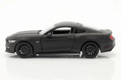Ford Mustang GT Baujahr 2015 matt schwarz 1:24 Welly
