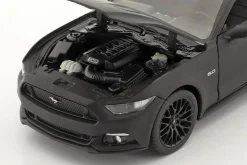 Ford Mustang GT Baujahr 2015 matt schwarz 1:24 Welly