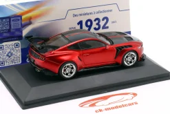 Ford Mustang GTD Baujahr 2025 rot metallic / schwarz 1:43 Solido