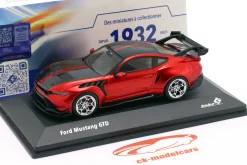 Ford Mustang GTD Baujahr 2025 rot metallic / schwarz 1:43 Solido