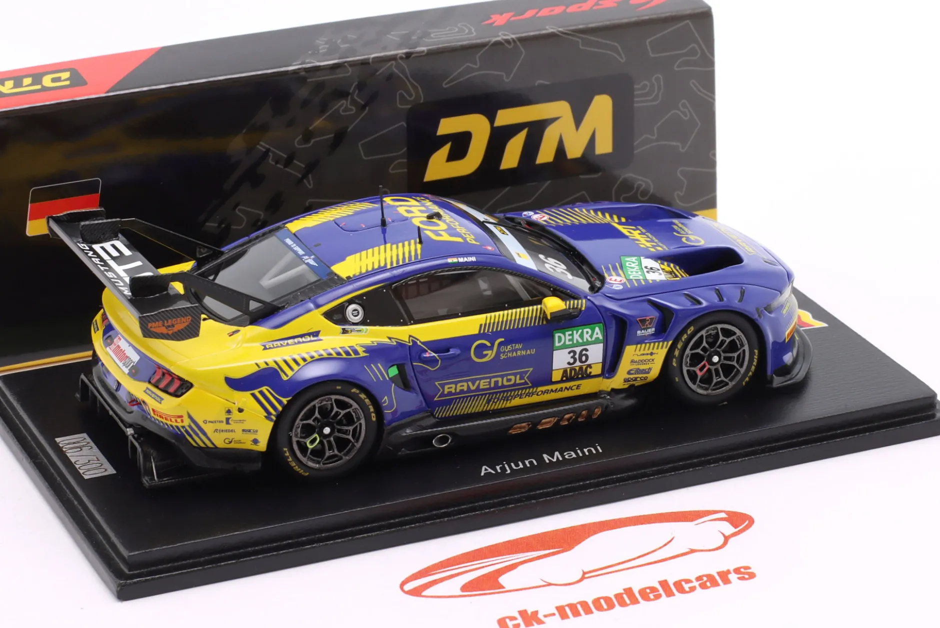Ford Mustang GT3 #36 DTM 2025 Arjun Maini 1:43 Spark