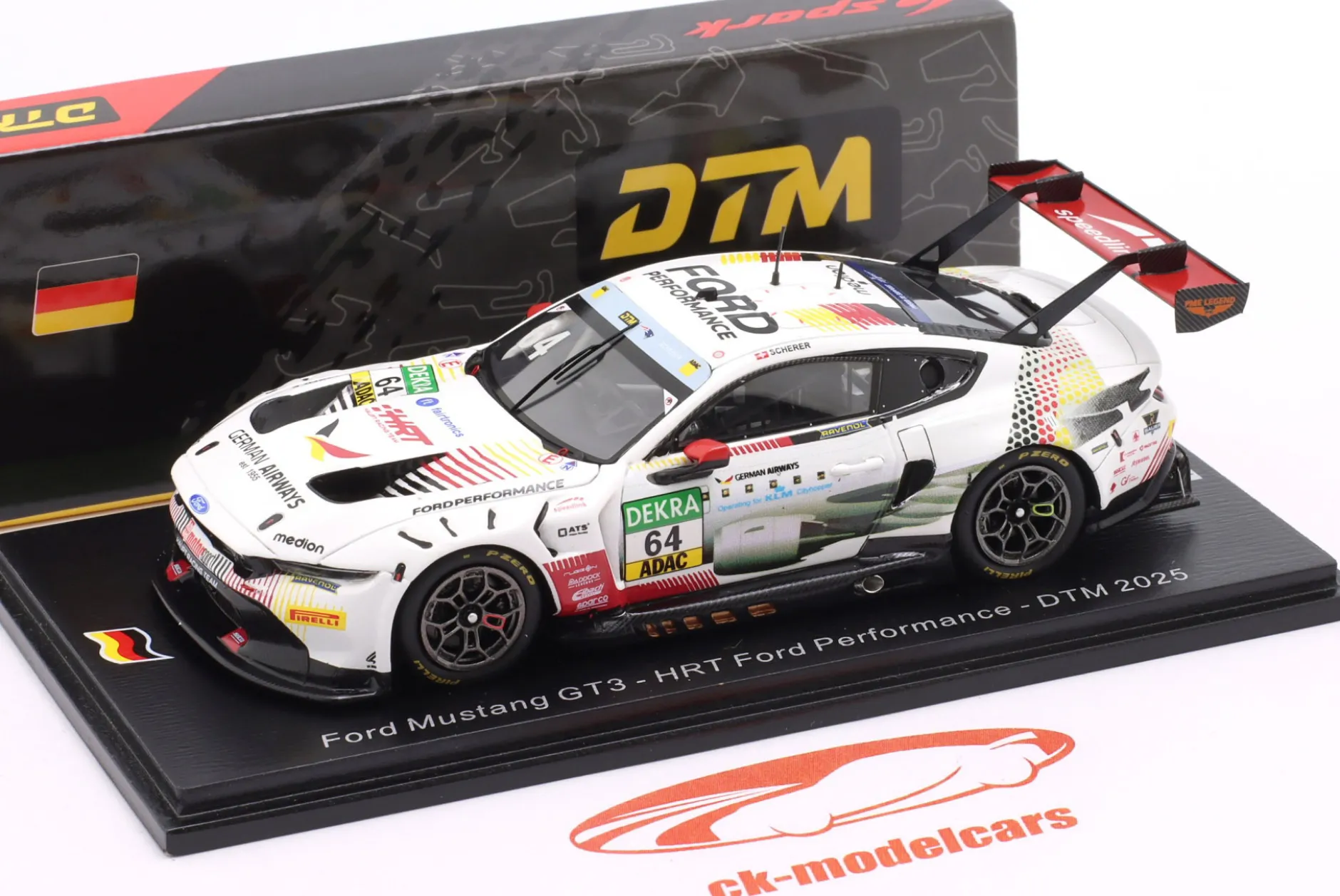 Ford Mustang GT3 #64 DTM 2025 Fabio Scherer 1:43 Spark