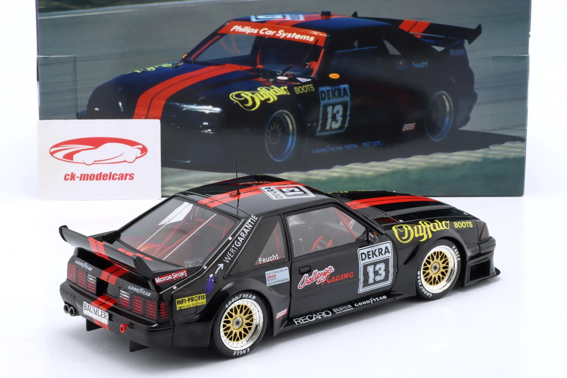 Ford Mustang 5.0 GT #13 DTM 1993 Jürgen Feucht 1:18 WERK83