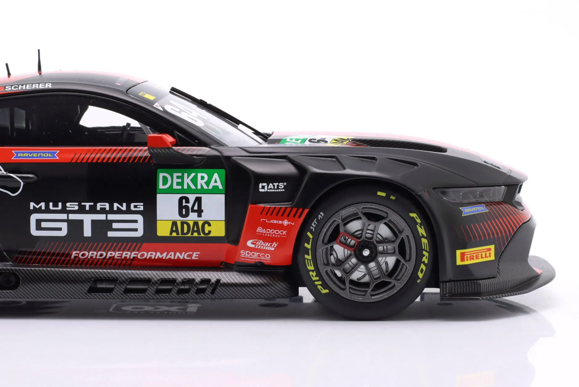 Ford Mustang GT3 #64 DTM Oschersleben 2025 Fabio Scherer 1:18 Ixo