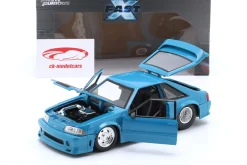 Ford Mustang GT 1989 Fast X (Fast & Furious 10) blau 1:24 Jada Toys