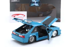Ford Mustang GT 1989 Fast X (Fast & Furious 10) blau 1:24 Jada Toys
