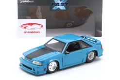 Ford Mustang GT 1989 Fast X (Fast & Furious 10) blau 1:24 Jada Toys