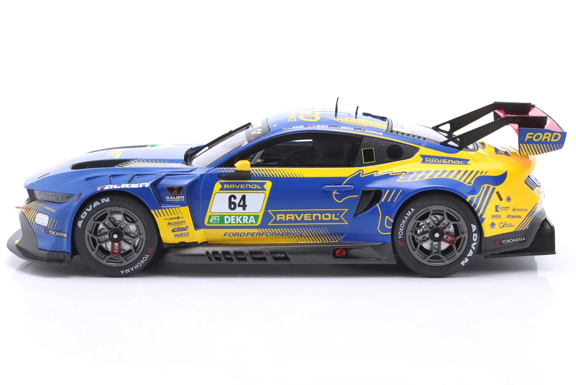 Ford Mustang GT3 #64 24h Nürburgring 2025 HRT Ford Performance 1:18 Ixo