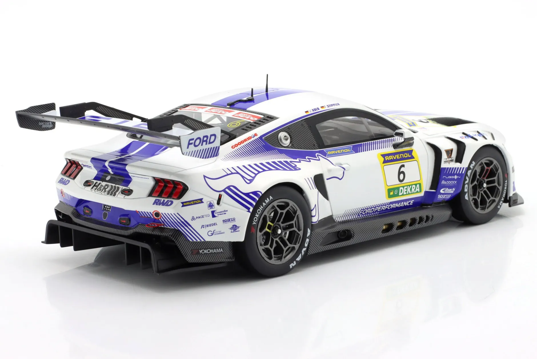 Ford Mustang GT3 #6 Sieger NLS 8 Nürburgring 2025 Stippler, Kolb 1:18 Ixo