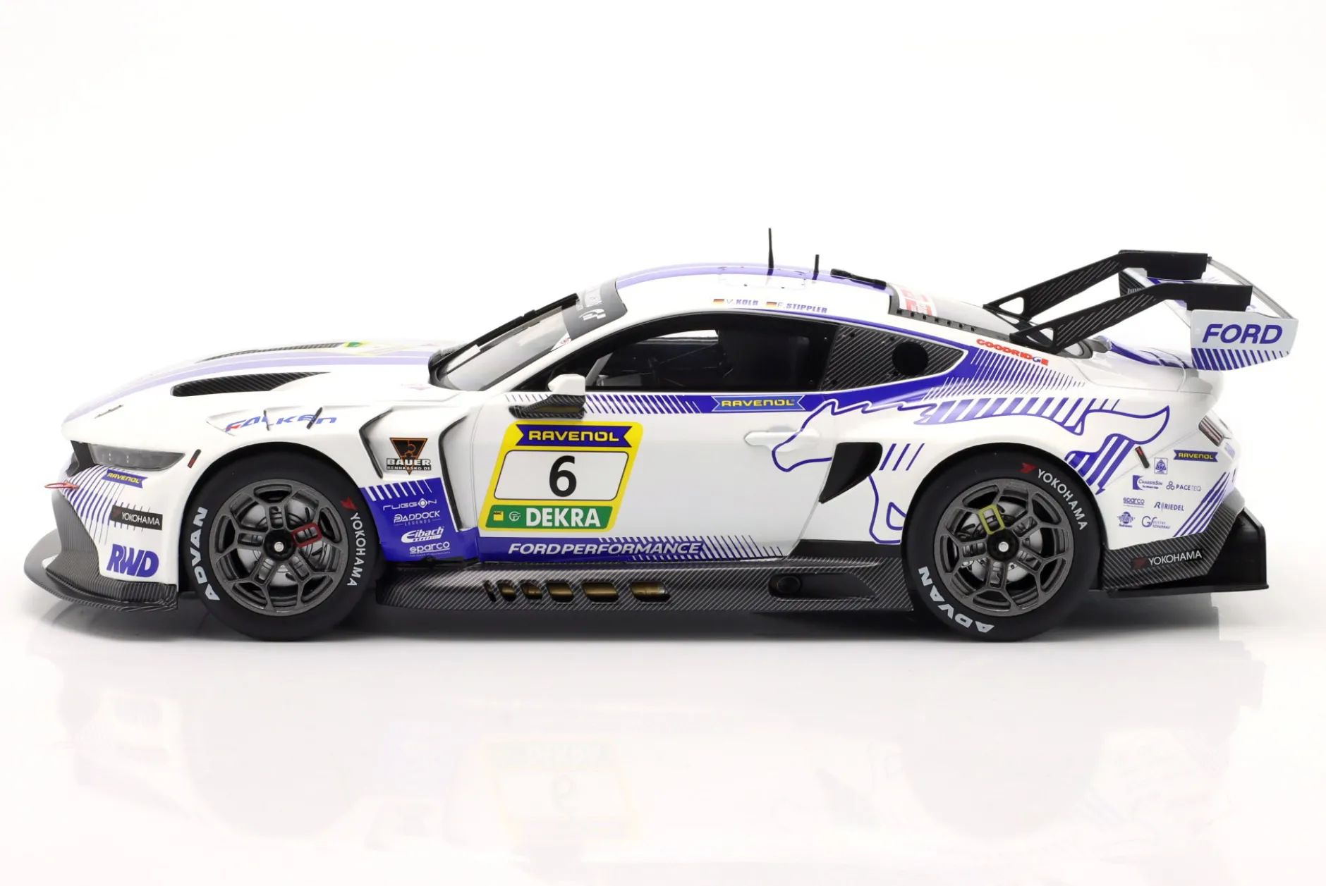 Ford Mustang GT3 #6 Sieger NLS 8 Nürburgring 2025 Stippler, Kolb 1:18 Ixo
