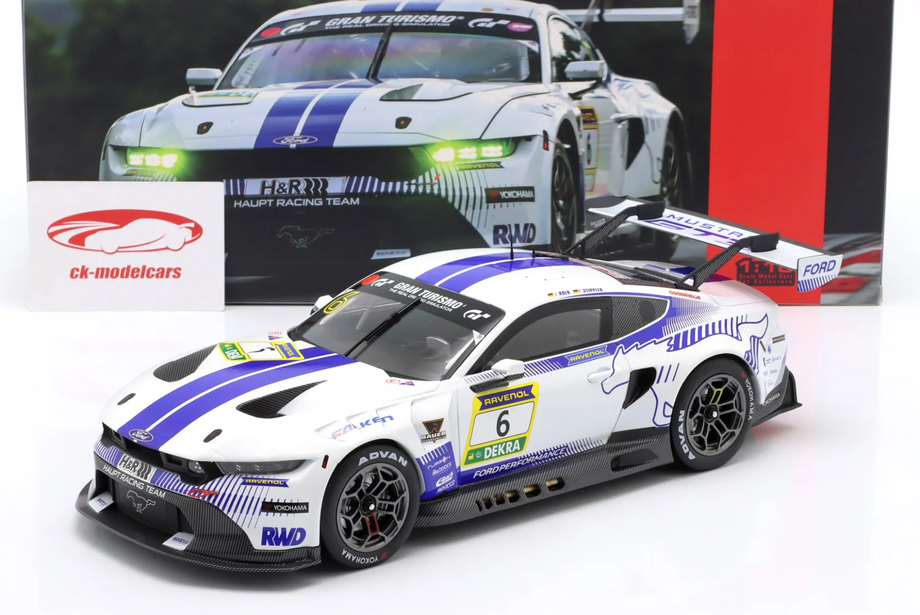 Ford Mustang GT3 #6 Sieger NLS 8 Nürburgring 2025 Stippler, Kolb 1:18 Ixo