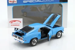 Ford Mustang Mach 1 Baujahr 1970 blau 1:18 Maisto