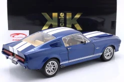 Ford Mustang Shelby GT500 Baujahr 1967 blau metallic / weiß 1:12 KK-Scale