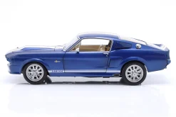 Ford Mustang Shelby GT500 Baujahr 1967 blau metallic / weiß 1:12 KK-Scale