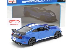 Ford Mustang Shelby GT500 Baujahr 2020 blau 1:18 Maisto