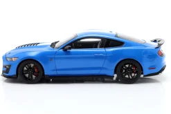 Ford Mustang Shelby GT500 grabber blau / weiße Streifen 1:18 AUTOart