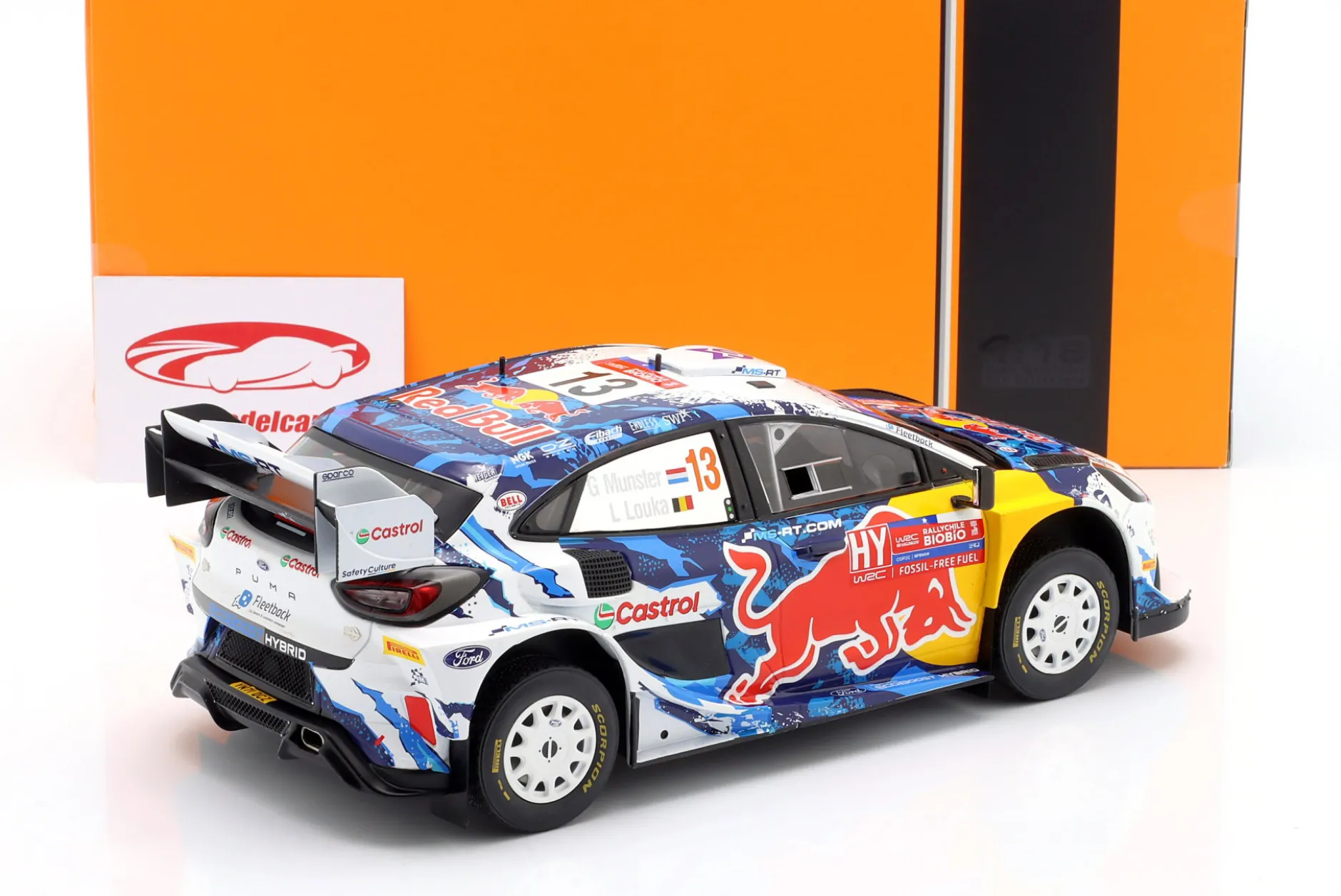 Ford Puma Rally1 Hybrid #13 7th Rallye Chile 2024 Munster, Louka 1:18 Ixo